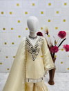 OC 235 Gold Jari Silk Top With Sharara Dupatta Wholesale In India